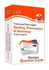 Functional Skills English Revision Question Cards: Spelling, Punctuation & Grammar Entry Level 3 (Cgp Functional Skills)