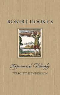 Robert Hooke's Experimental Philosophy (Renaissance Lives)