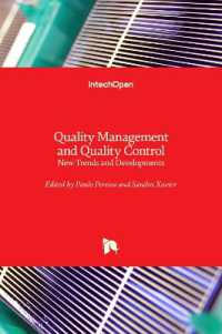 Quality Management and Quality Control : New Trends and Developments