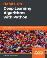 Hands-On Deep Learning Algorithms with Python : Master deep learning algorithms with extensive math by implementing them using TensorFlow