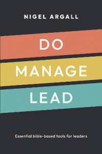 Do, Manage, Lead : Essential Bible-based tools for leaders