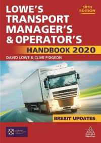 Lowe's Transport Manager's & Operator's Handbook 2020 （50）