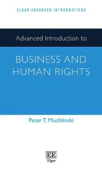 ビジネスと人権：上級入門<br>Advanced Introduction to Business and Human Rights (Elgar Advanced Introductions series)