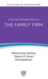 同族企業コンサイス入門<br>Concise Introduction to the Family Firm (Elgar Concise Introductions)