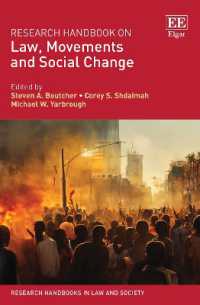 法、社会運動と社会改革：研究ハンドブック<br>Research Handbook on Law, Movements and Social Change (Research Handbooks in Law and Society series)
