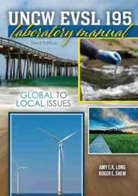 UNCW EVSL 195 Laboratory Manual: Global to Local Issues （3RD Looseleaf）