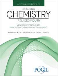 A Customized Version of Chemistry : A Guided Inquiry， 8th Edition Designed Specifically for Principles of Chemistry at Rider University