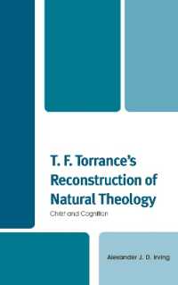 T. F. Torrance's Reconstruction of Natural Theology : Christ and Cognition