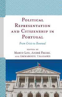 Political Representation and Citizenship in Portugal : From Crisis to Renewal