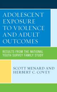 Adolescent Exposure to Violence and Adult Outcomes : Results from the National Youth Survey Family Study