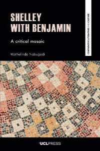 Shelley with Benjamin : A Critical Mosaic (Comparative Literature and Culture)