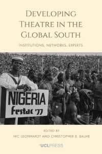 Developing Theatre in the Global South : Institutions, Networks, Experts