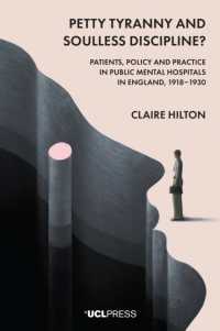 Petty Tyranny and Soulless Discipline? : Patients, Policy and Practice in Public Mental Hospitals in England, 1918-1930