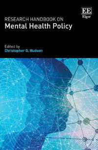 精神保健政策：研究ハンドブック<br>Research Handbook on Mental Health Policy