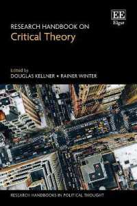 批判理論：研究ハンドブック<br>Research Handbook on Critical Theory (Research Handbooks in Political Thought series)