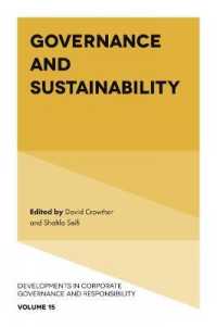 Governance and Sustainability (Developments in Corporate Governance and Responsibility)