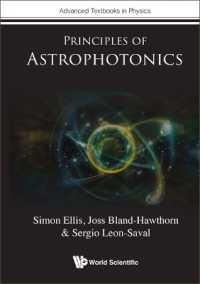 宇宙フォトニクスの原理（テキスト）<br>Principles of Astrophotonics (Advanced Textbooks in Physics)