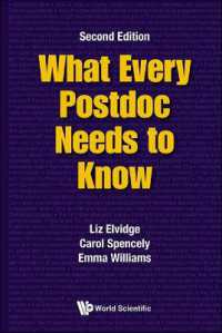 What Every Postdoc Needs to Know （Second）