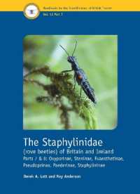 The Staphylinidae (rove beetles) of Britain and Ireland Parts 7 and 8 : Oxyporinae, Steninae, Euaesthetinae, Pseudopsinae, Paederinae, Staphylininae (Res Handbooks for the Identification of British Insects)