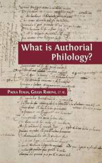 What is Authorial Philology? （Hardback）