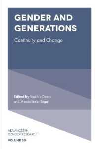 Gender and Generations : Continuity and Change (Advances in Gender Research)