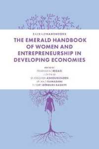途上国経済における女性と起業ハンドブック<br>The Emerald Handbook of Women and Entrepreneurship in Developing Economies