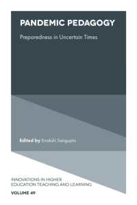 Pandemic Pedagogy : Preparedness in Uncertain Times (Innovations in Higher Education Teaching and Learning)