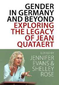 Gender in Germany and Beyond : Exploring the Legacy of Jean Quataert