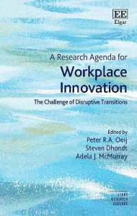 A Research Agenda for Workplace Innovation : The Challenge of Disruptive Transitions (Elgar Research Agendas)