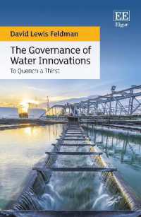 The Governance of Water Innovations : To Quench a Thirst