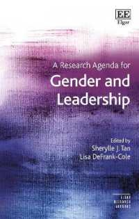 ジェンダーとリーダーシップの研究課題<br>A Research Agenda for Gender and Leadership (Elgar Research Agendas)