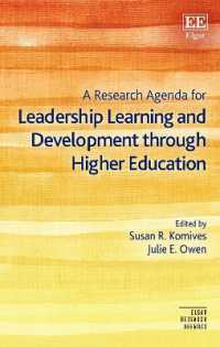 A Research Agenda for Leadership Learning and Development through Higher Education (Elgar Research Agendas)
