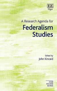 連邦制の研究課題<br>A Research Agenda for Federalism Studies (Elgar Research Agendas)