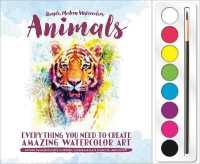 Animals: Watercolor Paint Set : Set Includes 8 Watercolor Paints and Paintbrush Plus 25 Beautiful Scenes to Paint