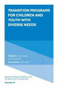 Transition Programs for Children and Youth with Diverse Needs (International Perspectives on Inclusive Education)