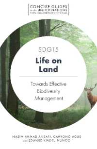 SDG15 - Life on Land : Towards Effective Biodiversity Management (Concise Guides to the United Nations Sustainable Development Goals)