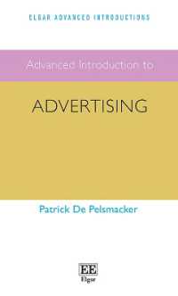 広告：上級入門<br>Advanced Introduction to Advertising (Elgar Advanced Introductions series)