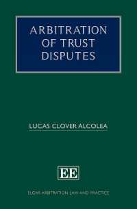 Arbitration of Trust Disputes (Elgar Arbitration Law and Practice series)
