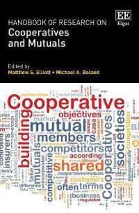 協同組合と相互会社：研究ハンドブック<br>Handbook of Research on Cooperatives and Mutuals