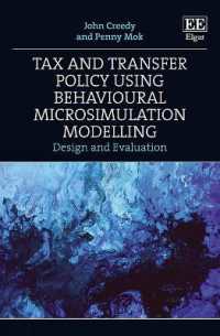 Tax and Transfer Policy Using Behavioural Microsimulation Modelling : Design and Evaluation