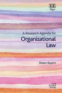 A Research Agenda for Organizational Law (Elgar Research Agendas)