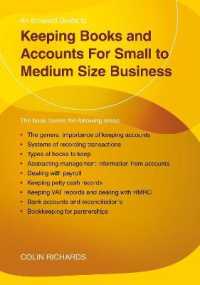 Keeping Books and Accounts for Small to Medium Size Business -- Paperback / softback
