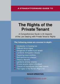 A Straightforward Guide to the Rights of the Private Tenants : Revised Edition - 2025