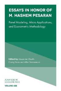 Essays in Honor of M. Hashem Pesaran : Panel Modeling, Micro Applications, and Econometric Methodology (Advances in Econometrics)