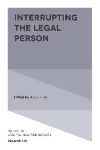 Interrupting the Legal Person (Studies in Law, Politics, and Society)