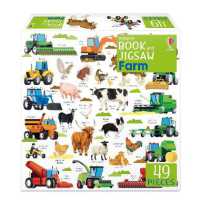 Usborne Book and Jigsaw Farm (Usborne Book and Jigsaw)
