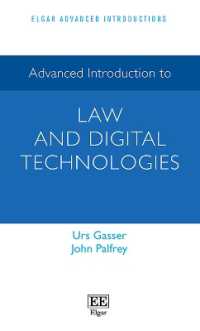 Advanced Introduction to Law and Digital Technologies (Elgar Advanced Introductions series)