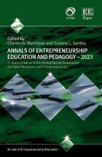 Annals of Entrepreneurship Education and Pedagogy - 2023 (Annals in Entrepreneurship Education series)