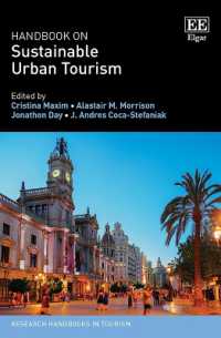 持続可能な都市ツーリズム・ハンドブック<br>Handbook on Sustainable Urban Tourism (Research Handbooks in Tourism series)