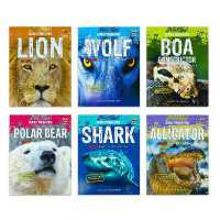 Deadly Predators Killer Kings of the Animal Kingdom 6 Books Set Collection : (Alligator, Boa Constrictor, Lion, Polar Bear, Shark, Wolf)